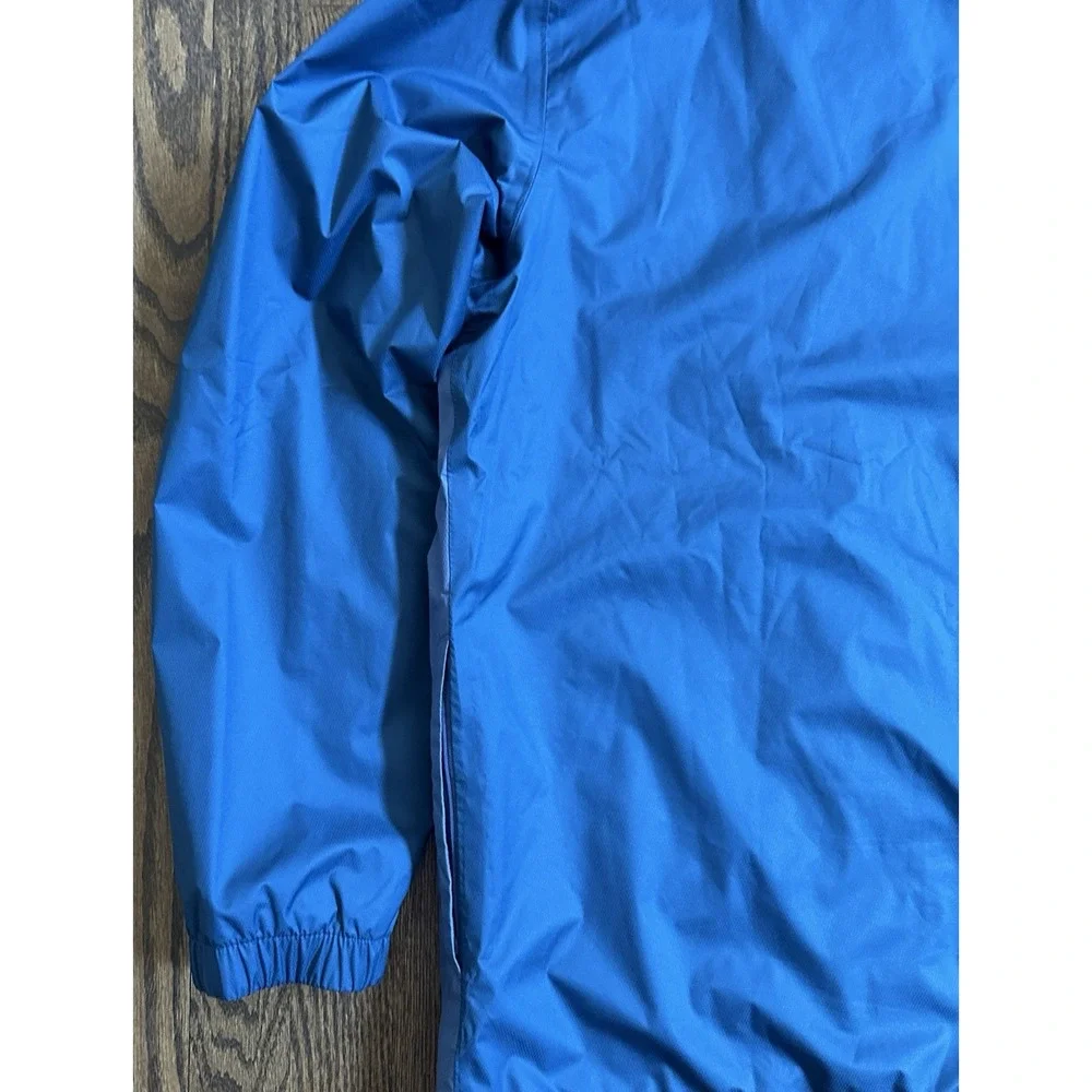 Adidas Golf CLIMASTORM Windbreaker Jacket Mens Large Blue Grey Zip Up